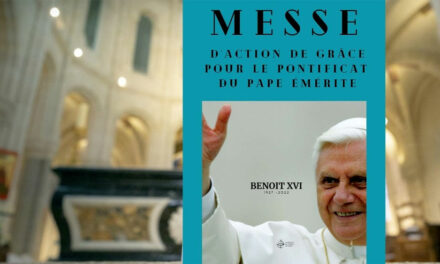 Messe d’action de grâce pour le pape émérite Benoît XVI
