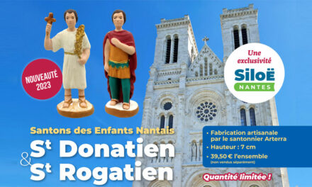 Santons des enfants nantais St Donatien et St Rogatien