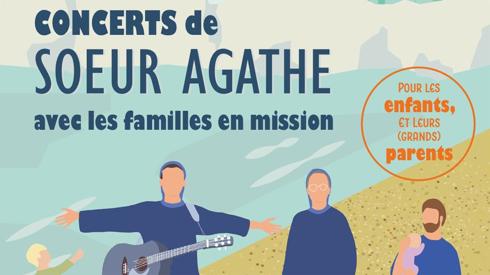 Concerts de Sœur Agathe avec les familles en mission