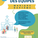 Invitation à la formation équipes mariage et baptême