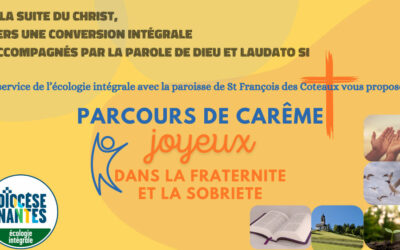 Carême joyeux : Avec Laudato Si, dans la fraternité et la sobriété