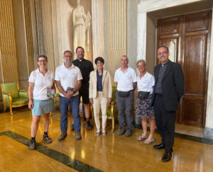 Réception à l'ambassade de France à Rome 