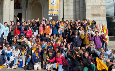 Pélé des jeunes des aumôneries de l’enseignement public