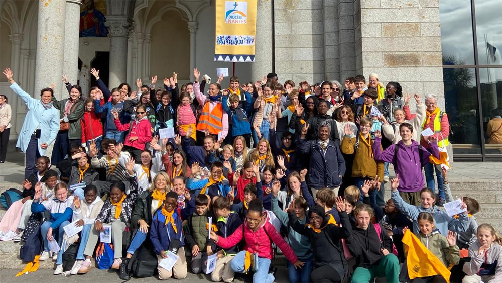 Pélé des jeunes des aumôneries de l’enseignement public