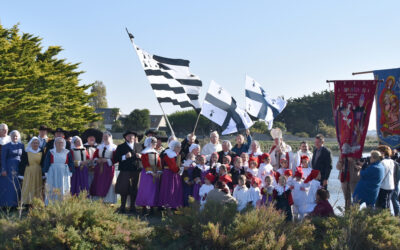 Bénédiction du nouveau clocher de l’église de Saillé