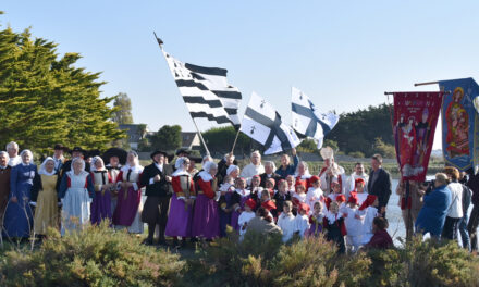 Bénédiction du nouveau clocher de l’église de Saillé