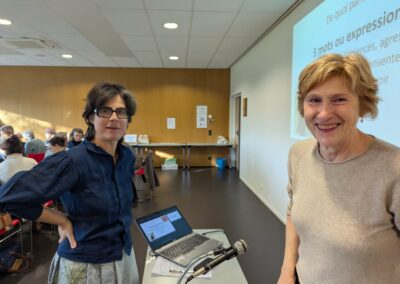 Marie Jo Thiel et Mathilde Finot